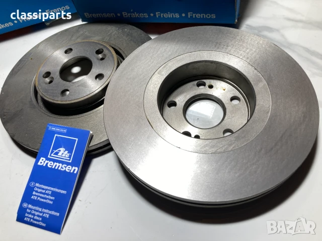 Спирачни дискове ATE за Рено Лагуна и Еспас / RENAULT Laguna, Laguna Grandtour, Espace, снимка 2 - Части - 50659829