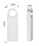 64GB U-Disk Flash USB Drive Удароустойчива Водоустойчива Метална Флашка Ключодържател 58~60GB , снимка 5