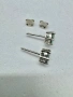 Сребърни обеци с мойсанит (Диамант) 1 карат, снимка 10