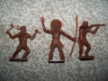 Лот 5 пластмасови войници индианци соц играчки, снимка 5