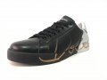 Мъжки обувки Dolce & Gabbana Black/Silver !!!