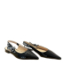 Черни дамски обувки с отворена пета , снимка 1 - Дамски елегантни обувки - 44881739