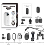 Lottsall D113A-Z1 мини екшън камера - 4K 64GB камера с 30M водоустойчивост, Hands-Free POS..., снимка 9