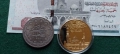 две мюсюлмански монети и банкнота за 35 лв, снимка 1