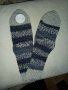 Ръчно плетени детски чорапи 75% вълна, снимка 1 - Чорапи - 38656906