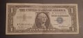 1 долар 1957 САЩ СИН ПЕЧАТ Сребърен сертификат , снимка 1