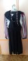 Рокля  черна дамска официална или ежедневна рокля , снимка 5