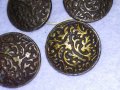 ЛОТ ЧЕТИРИ СТАРИ КРАСИВО СТИЛНО ОРНАМЕНТИРАНИ РЕТРО МЕТАЛНИ КОПЧЕТА 41049, снимка 2