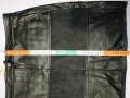 Esqualo L,XL- Нова с етикети къса  черна пола от еко кожа и велур , снимка 3