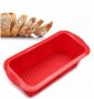 Висока правоъгълна тясна форма силиконов молд за печене на кекс хляб козунак руло десерти и др, снимка 7