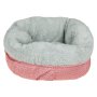 Кучешко легло, Розово и сиво 50x25см, снимка 1 - За кучета - 43126031