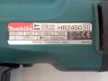перфоратор Makita HR2450 - три функции 780W, удар 2.4J - оригинал японски 2002г., снимка 3