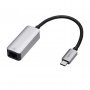 Amazon Basics USB 3.1 Type C към RJ45 Gigabit Ethernet адаптер с алуминиев корпус, снимка 1