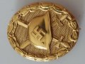 Немски орден първа степен златен"За раняване"WW2, снимка 3