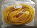 Ново-здраво найлоново фитнес въже за скачане- аеробика ,жълт цвят, снимка 1