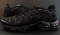 Nike TN Black Нови Мъжки Обувки Маратонки Размер 43 Номер 27.5см Стелка Черни vapormax 