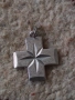 Старо сребърно кръстче 49569, снимка 5