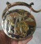 ГОНГ със змия и камила метал бронз месинг  - 2, снимка 5