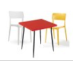 Столове и маси червен,бял,черен цвят-полипропилен,на склад, снимка 4