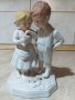 Страхотна красива статуетка момче и момиче, снимка 1 - Антикварни и старинни предмети - 43490627