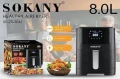 Фритюрник с горещ въздух Sokany SK-ZG-8043 - Гаранция 12 месеца , снимка 3