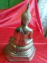 Голяма Стара Бронзова Статуя ,Статуетка БУДА, снимка 3