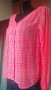 Красива блуза Vila в неоново оранжево и бяло🍀👚M, М/L🍀👚 арт.307, снимка 1 - Ризи - 27695743