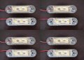 Диодни ЛЕД LED габарити с 3 SMD диода , БЕЛИ , 12-24V L0072 , снимка 1