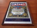 ПРОМО ЦЕНА Огледална Ретро Реклама на CINZANO Размери 30/40 см. Внос от Германия, снимка 2