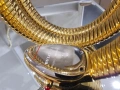 BVLGARI Serpenti Tubogas Snake Gold Diamonds Дамски Часовник, снимка 10