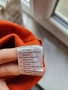 Рокля с дълъг ръкав оранжева S/M, снимка 7