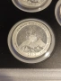 САЩ сет 5 броя 1/4 долар мат-гланц 2012г. сребро, снимка 13