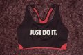 Nike Pro Classic Just Do It Sports Bra размер М / #00124 /, снимка 1 - Корсети, бюстиета, топове - 37104883