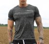 Мъжки маркови тениски за фитнес Gym Generation тъмно сива, снимка 4