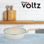 Тиган с капак Voltz Nice , Дълбок, Кован алуминий, Мраморно покр., Индукция, Кремав меланж, снимка 3