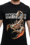 Нова мъжка тениска с дигитален печат на музикалната група Scorpions с гръб, снимка 5