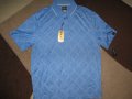 Тениски GREG NORMAN    мъжки,Л  /синя и розова/, снимка 2