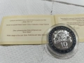 сребърна монета 10 лв 2007, снимка 3
