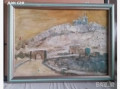 Зимни пейзажи Търново маслени бои подпис JB, снимка 12