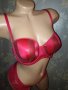 MarliesDekkers -80В Чудесен сутиен с формовани чашки ,бриджитка от сатен и с брокат , снимка 9