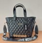 Черна чанта Moschino , снимка 3