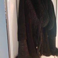 Дамско палто естествена кожа и косъм , снимка 3 - Палта, манта - 34856125