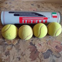 PIRELLI  Топки за тенис на корт в метална кутия, снимка 4 - Тенис - 28357809