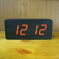 Настолен електронен дигитален светещ часовник термометър на ток стая, снимка 2 - Други - 29054872