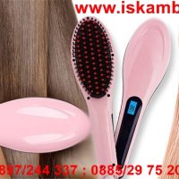 Йонизираща четка Fast Hair Straightener за изправяне и изсушаване на коса, снимка 2 - Преси за коса - 28384630