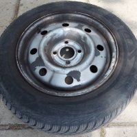 Продавам 4 бр. зимни гуми Goodyear 165/70/14 на метални джанти, снимка 2 - Гуми и джанти - 43855035