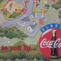 Детски плакат на Coca-Cola Кока-Кола, снимка 1 - Колекции - 27662819
