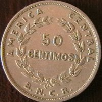 50 центимо 1948, Коста Рика, снимка 1 - Нумизматика и бонистика - 34661197