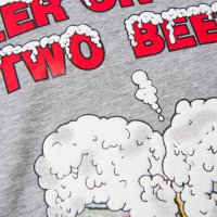 Нова мъжка тениска с трансферен печат Two Beer or not Two Beer, бири, алкохол, снимка 5 - Тениски - 28263499