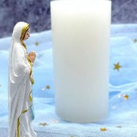 Мини силиконов молд на Дева Мария, снимка 3 - Форми - 37663623